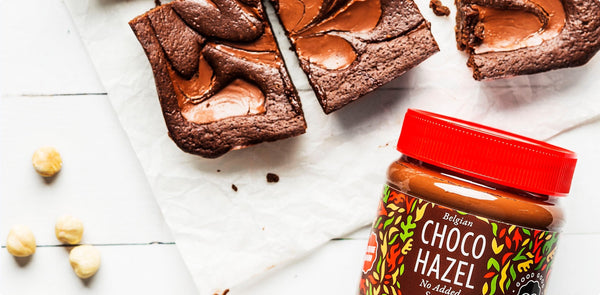 Good Good Choco Hazel Spread. Low Carb Chocolate Brownies. Keto Friendly.