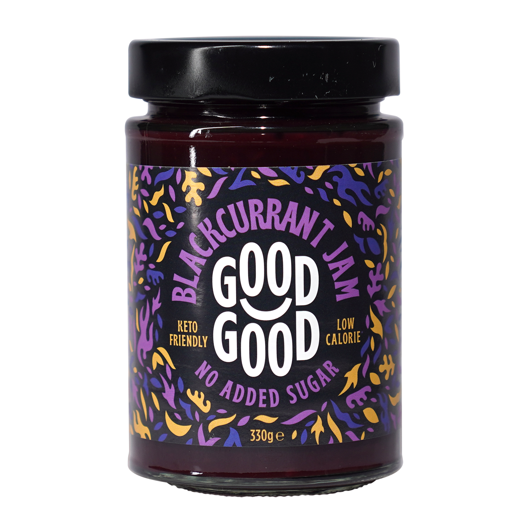 Blackcurrant Jam (330g) -  No Added Sugar